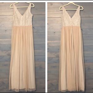 Adrianna Papell Embellished Bodice Gown